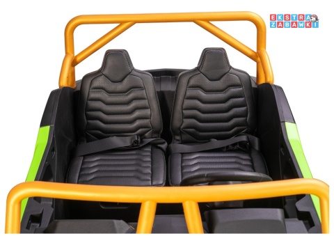 Zielony Arctic Cat WILDCAT XX buggy na akumulator dwuosobowy - zielony, 4x200W, EVA, LED, ekoskóra, Bluetooth, do 7km/h [27240]