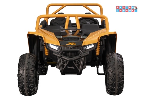 Złoty Arctic Cat WILDCAT XX buggy na akumulator dwuosobowy - złoty, 4x200W, EVA, LED, ekoskóra, Bluetooth, do 7km/h [27239]