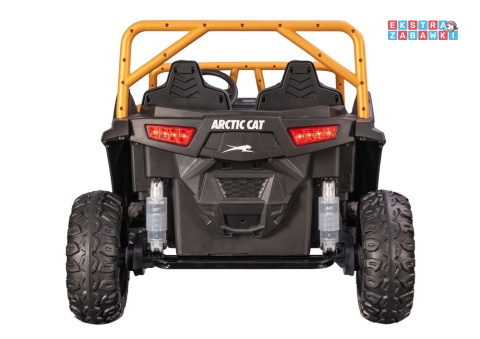 Złoty Arctic Cat WILDCAT XX buggy na akumulator dwuosobowy - złoty, 4x200W, EVA, LED, ekoskóra, Bluetooth, do 7km/h [27239]