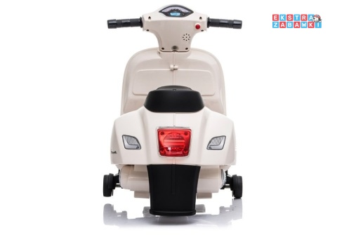 Beżowy Skuter Vespa GTS 300 Mini na akumulator - 1x35W 6V/4.5Ah, LED, do 2.5km/h, LED, automatyczny hamulec - [5348]