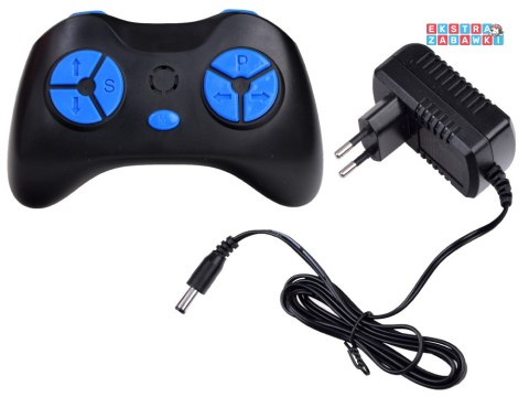 Wóz strażacki straż pożarna na akumulator - 2x25W 12V/4.5Ah, koguty, sygnał, radio, EVA, ekoskóra, pasy [PA0313]