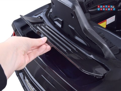 Auto radiowóz policyjny na akumulator - 12V/4.5Ah, EVA, panel dźwiękowy, syrena, megafon, pilot, policja [PA0218]