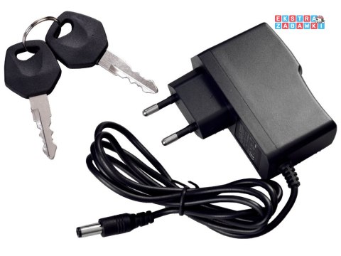 Motorek Chopper trójkołowy na akumulator - niebieski, 2x45W 12V/4.5Ah, kluczyki, EVA, panel muzyczny [PA0254]