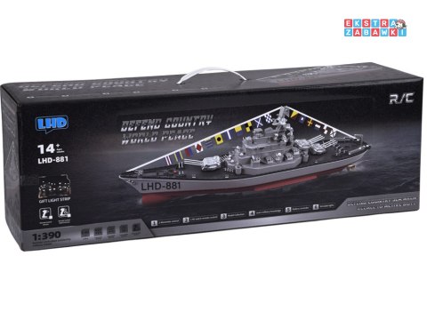 [RC0736] Zdalnie sterowany ogromny statek pancernik LHD-881 skala 1:390