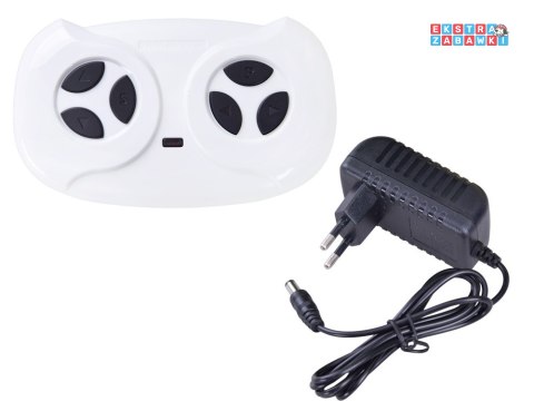 Czerwony mały traktor z przyczepą na akumulator - 2x2 6V/7Ah, koła z pgumową opaską, przyczepa z możliwością kiprowania [PA0234]
