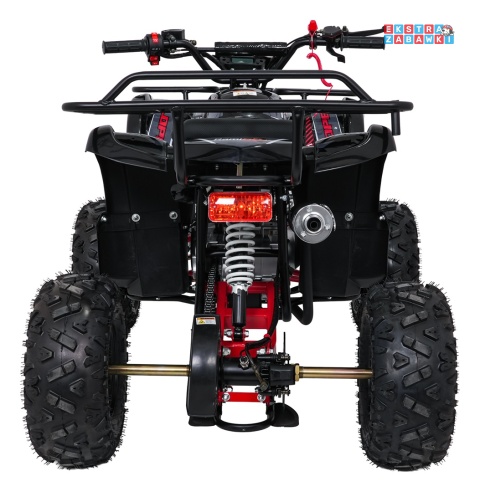 Czerwony quad spalinowy WILDPEAK 110cc - jednocylindrowy, czterosuw, pompowane opony, rozrusznik [ATV006]