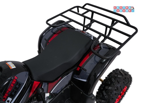 Czerwony quad spalinowy WILDPEAK 110cc - jednocylindrowy, czterosuw, pompowane opony, rozrusznik [ATV006]