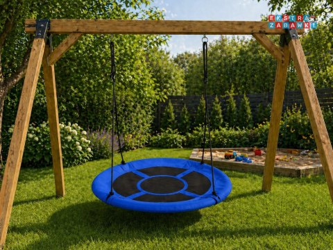 Huśtawka bocianie gniazdo okrągła śr. 100cm - max. obciążenie 250kg [SP0876]