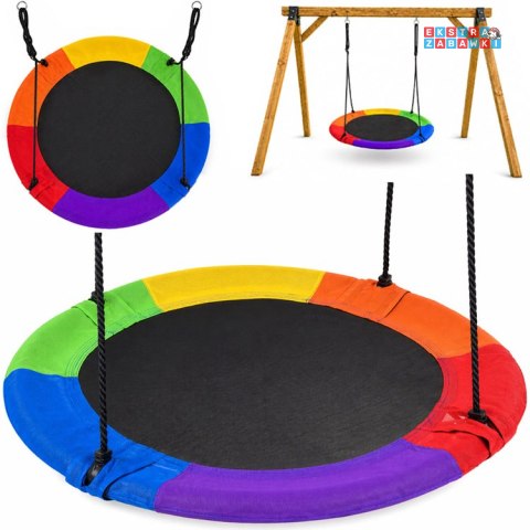 Huśtawka bocianie gniazdo okrągła śr. 100cm - max. obciążenie 250kg [SP0878]