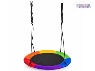 Huśtawka bocianie gniazdo okrągła śr. 100cm - max. obciążenie 250kg [SP0878]