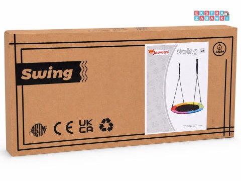 Huśtawka bocianie gniazdo okrągła śr. 100cm - max. obciążenie 250kg [SP0878]