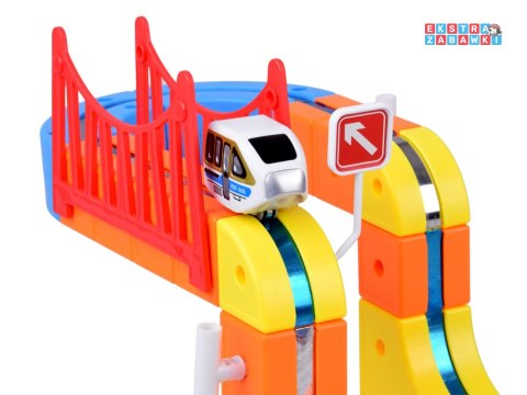 Klocki magnetyczne tor magnetyczny dla pociągów kolejka modułowa [ZA6147]