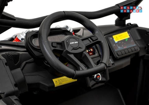 Maverick Turbo RR buggy dwuosobowy na akumulator - beżowy, 4x200W 24V/14Ah, koła EVA, ekoskóra, LED [DK-CA001]