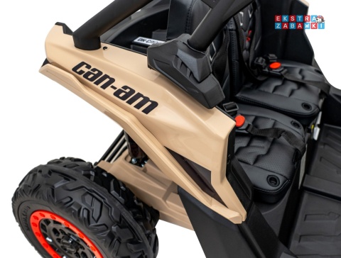 Maverick Turbo RR buggy dwuosobowy na akumulator - beżowy, 4x200W 24V/14Ah, koła EVA, ekoskóra, LED [DK-CA001]