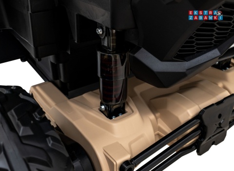 Maverick Turbo RR buggy dwuosobowy na akumulator - beżowy, 4x200W 24V/14Ah, koła EVA, ekoskóra, LED [DK-CA001]