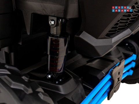 Maverick Turbo RR buggy dwuosobowy na akumulator - niebieski, 4x200W 24V/14Ah, koła EVA, ekoskóra, LED [DK-CA001]