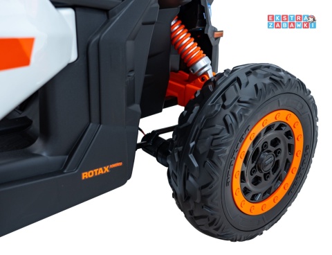 Maverick Turbo RR buggy dwuosobowy na akumulator - pomarańczowy, 4x200W 24V/14Ah, koła EVA, ekoskóra, LED [DK-CA001]