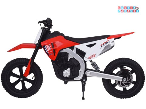 Motorek cross HONDA CRF 450RX na akumulator - czerwony, 1x250W 24V/5Ah, do 22km/h, pompowane koła, bezszczotkowy silnik [PA0345]