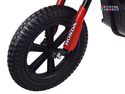 Motorek cross HONDA CRF 450RX na akumulator - czerwony, 1x250W 24V/5Ah, do 22km/h, pompowane koła, bezszczotkowy silnik [PA0345]