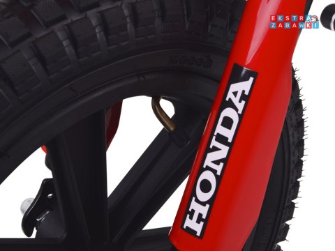 Motorek cross HONDA CRF 450RX na akumulator - czerwony, 1x250W 24V/5Ah, do 22km/h, pompowane koła, bezszczotkowy silnik [PA0345]