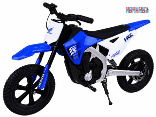 Motorek cross HONDA CRF 450RX na akumulator - niebieski, 1x250W 24V/5Ah, 22km/h, pompowane koła, bezszczotkowy silnik [PA0345]