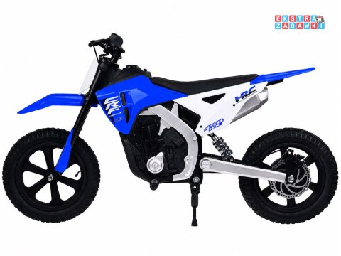 Motorek cross HONDA CRF 450RX na akumulator - niebieski, 1x250W 24V/5Ah, 22km/h, pompowane koła, bezszczotkowy silnik [PA0345]