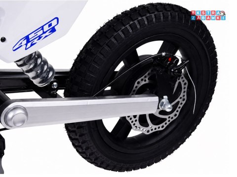Motorek cross HONDA CRF 450RX na akumulator - niebieski, 1x250W 24V/5Ah, 22km/h, pompowane koła, bezszczotkowy silnik [PA0345]
