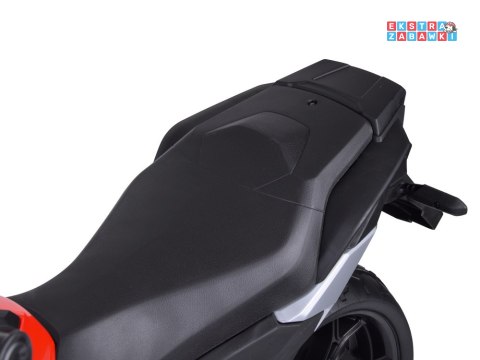 Motorek HONDA NC750X na akumulator - czerwony, 2x35W 12V/4.5Ah, panel muzyczny, LED, boczne kółka, elektryczny hamulec [PA0314]