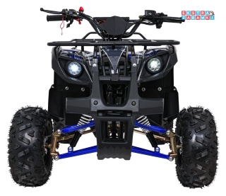 Niebieski quad spalinowy WILDPEAK 110cc - jednocylindrowy, czterosuw, pompowane opony, rozrusznik [ATV006]