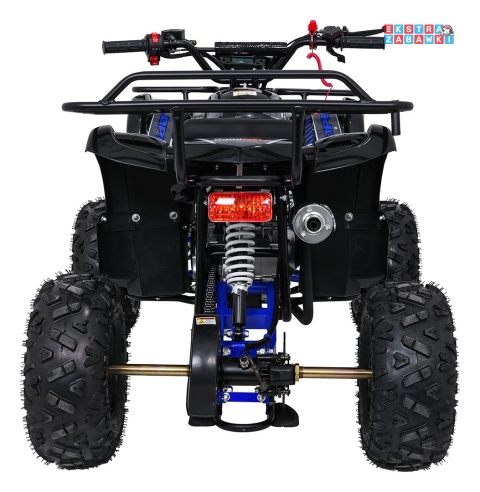 Niebieski quad spalinowy WILDPEAK 110cc - jednocylindrowy, czterosuw, pompowane opony, rozrusznik [ATV006]