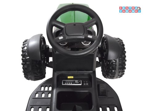 Traktor na akumulator dla dzieci +przyczepa PA0240