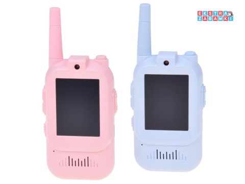 Zestaw 2x krótkofalówki dla dzieci Walkie Talkie - Video LCD 2" Kamera [ZA6160]