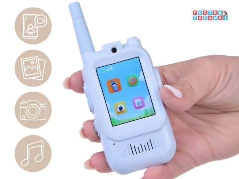 Zestaw 2x krótkofalówki dla dzieci Walkie Talkie - Video LCD 2" Kamera [ZA6160]