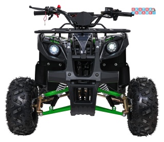 Zielony quad spalinowy WILDPEAK 110cc - jednocylindrowy, czterosuw, pompowane opony, rozrusznik [ATV006]