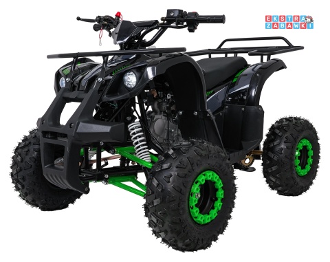 Zielony quad spalinowy WILDPEAK 110cc - jednocylindrowy, czterosuw, pompowane opony, rozrusznik [ATV006]