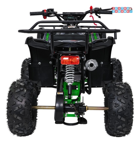 Zielony quad spalinowy WILDPEAK 110cc - jednocylindrowy, czterosuw, pompowane opony, rozrusznik [ATV006]