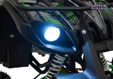 Zielony quad spalinowy WILDPEAK 110cc - jednocylindrowy, czterosuw, pompowane opony, rozrusznik [ATV006]