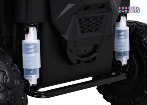 Buggy ATV Racing dwuosobowy na akumulator - różowy, 4x200W 24V/14Ah, pilot, panel muzyczny, EVA, ekoskóra [A032]
