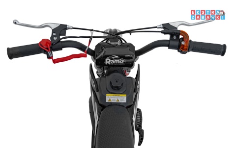 [DB701SE] Motocykl spalinowy STORM 49CC jednocylindrowy dwusuwowy - czarny [S]