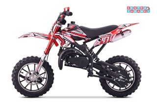 [DB701SE] Motocykl spalinowy STORM 49CC jednocylindrowy dwusuwowy - czerwony [S]