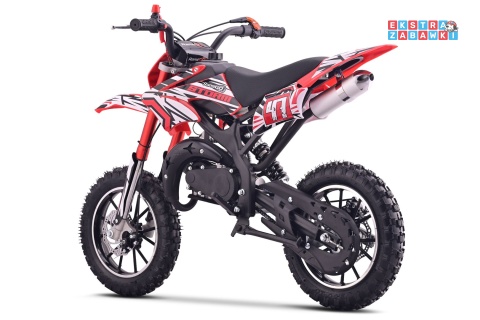 [DB701SE] Motocykl spalinowy STORM 49CC jednocylindrowy dwusuwowy - czerwony [S]