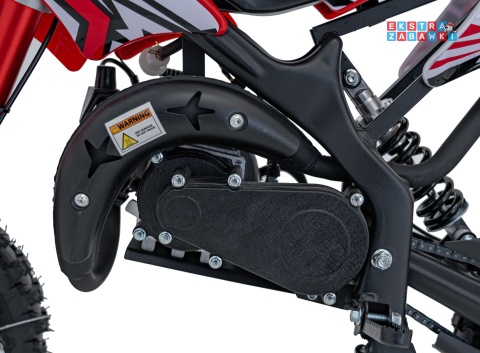 [DB701SE] Motocykl spalinowy STORM 49CC jednocylindrowy dwusuwowy - czerwony [S]