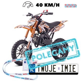 [DB701SE] Motocykl spalinowy STORM 49CC jednocylindrowy dwusuwowy - pomarańczowy [S]