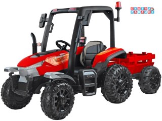 Duży Traktor z przyczepą 4x4+ pilot światło PA0266