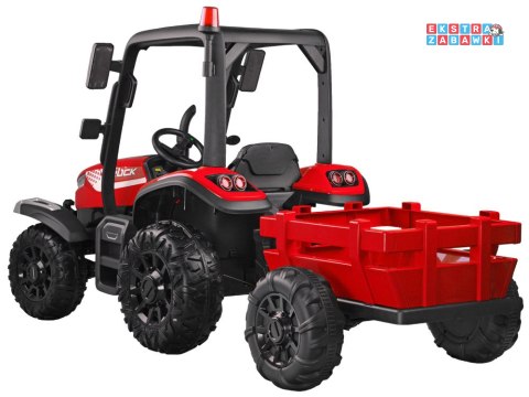 Duży Traktor z przyczepą 4x4+ pilot światło PA0266
