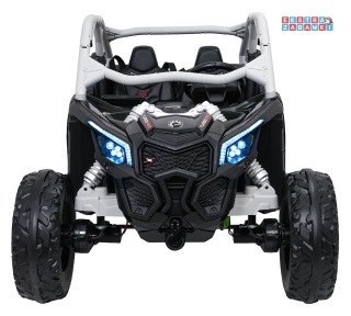Maverick Turbo RR buggy na akumulator 4x4 - niebieski, 4x200W 24V/14Ah, koła EVA, ekoskóra, LED [DK-CA001.NEW]