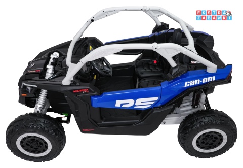 Maverick Turbo RR buggy na akumulator 4x4 - niebieski, 4x200W 24V/14Ah, koła EVA, ekoskóra, LED [DK-CA001.NEW]