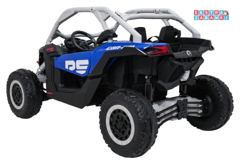 Maverick Turbo RR buggy na akumulator 4x4 - niebieski, 4x200W 24V/14Ah, koła EVA, ekoskóra, LED [DK-CA001.NEW]
