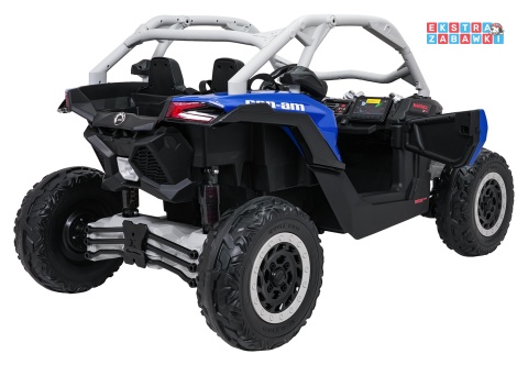 Maverick Turbo RR buggy na akumulator 4x4 - niebieski, 4x200W 24V/14Ah, koła EVA, ekoskóra, LED [DK-CA001.NEW]