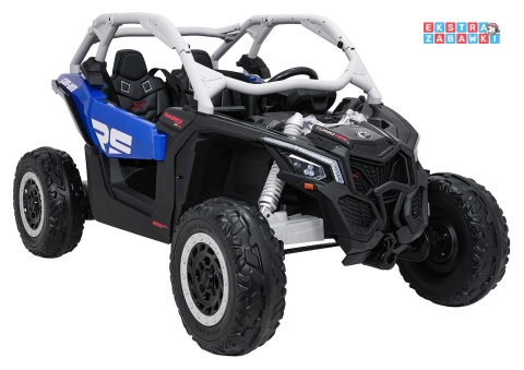 Maverick Turbo RR buggy na akumulator 4x4 - niebieski, 4x200W 24V/14Ah, koła EVA, ekoskóra, LED [DK-CA001.NEW]